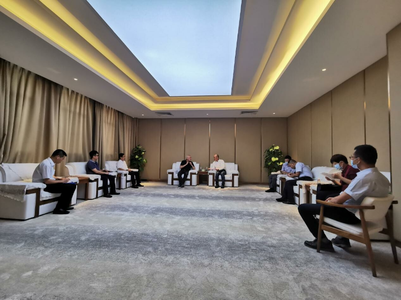 省统计局到我区开展“百名企业家信心调查”调研工作_1