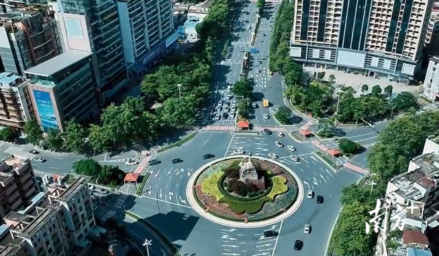 新会城区。视频截图 